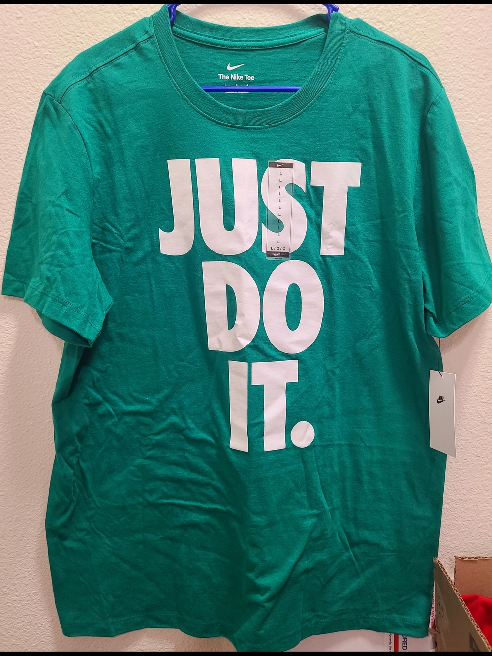 Nike Teal Green "Just Do It." Short Sleeve Tee